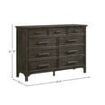 thumbnail image 5 of Intercon Hawthorne 9-Drawer Dresser, Brushed Charcoal, 5 of 5