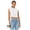 White, variant on Bella & Canvas B10706143 Women FWD Fashion Festival Crop Tank Top, Mustard Triblend - Small