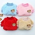 thumbnail image 6 of BT Bear Dog Sweater, Dog Shirt Coat Jacket, Warm Soft Flannel Pet Clothes Coat Jacket for Small Medium Dogs Girl Boy Red XS, 6 of 7