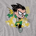 thumbnail image 2 of Teen Titans Go Robin Women's T Shirt, Athletic Heather, Medium, 2 of 6