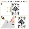 thumbnail image 2 of Bath Accessories Sets Single Print Decorative Tray With Handle For Home Bathroom Bedroom Symmetrical Pattern Design, 2 of 7