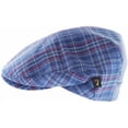 thumbnail image 6 of Blue Plaid Irish Linen Hat For Men By Mucros Weavers, Size XX-Large, 6 of 6