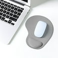 thumbnail image 4 of HCBY Mouse Pad with Wrist Support, Ergonomic Gel Wrist Rest Mouse Mat, Non-Slip Neoprene Base Pad, Smooth Tracking EVA Surface Mat for Office Gaming Laptop Use, 4 of 5