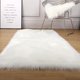 thumbnail image 1 of Alfombra para sala de estar de 160 x 230 cm, moderna, suave y esponjosa, para dormitorio, mesita de noche, sofá, silla, cojín, color blanco y gris, alfombras grandes, 1 of 4