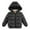 Black, variant on Esaierr Kids Baby Winter Cotton Outerwear for Boys Hooded Puffer Jacket Water Resistant Warm Winter Coat Soft Winter Outerwear Jacket Clothes 1-5 Years