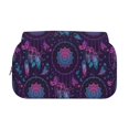 thumbnail image 2 of Disketp Purple Dreamcatcher1 Estuche de Lápices de Doble Capa con Tapa Abatible y Cremallera, Organizador Escolar para Adolescentes y Adultos, 2 of 7