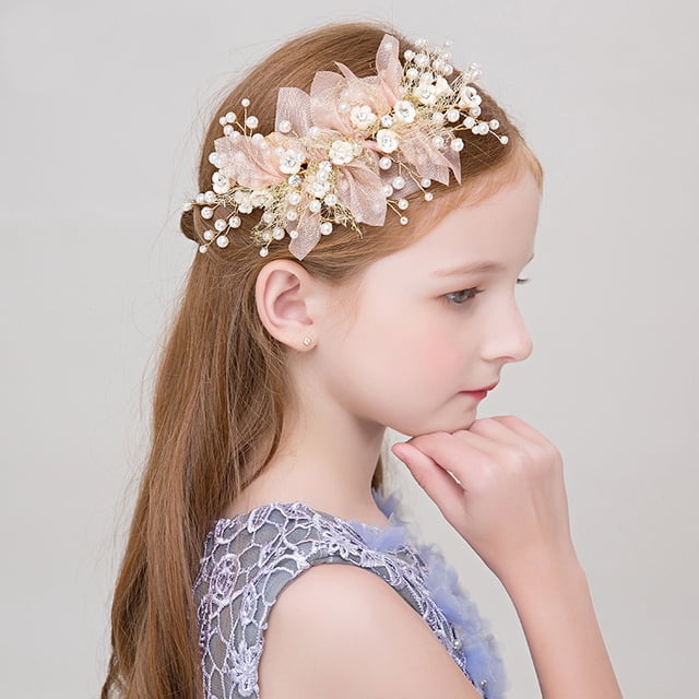 Pinza de pelo de cristal para novia, accesorios para el cabello de boda con perlas de diamantes de imitación para novia, damas de honor, boda para boda LingWen 9024715009630