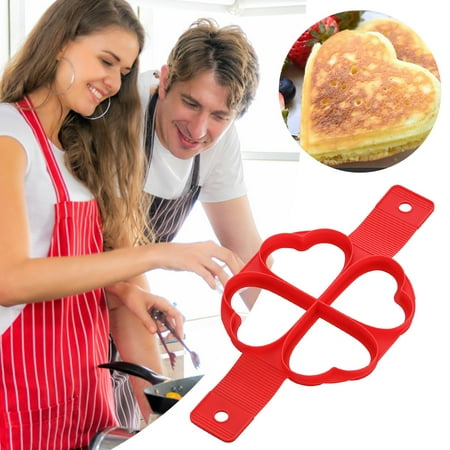 

Christmas decorations Ring Nonstick Silicone Round Rings Pancake Molds Reusable Silicone Non Stick Pancake Maker Ring Maker fall decorations for home