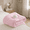 Pink, variant on 1PC Minimalist Solid Color Cloud Soft Comforter Fits Various Home Decor Styles Machine Washable Multiple Bed Sizes.(Gray & Queen)