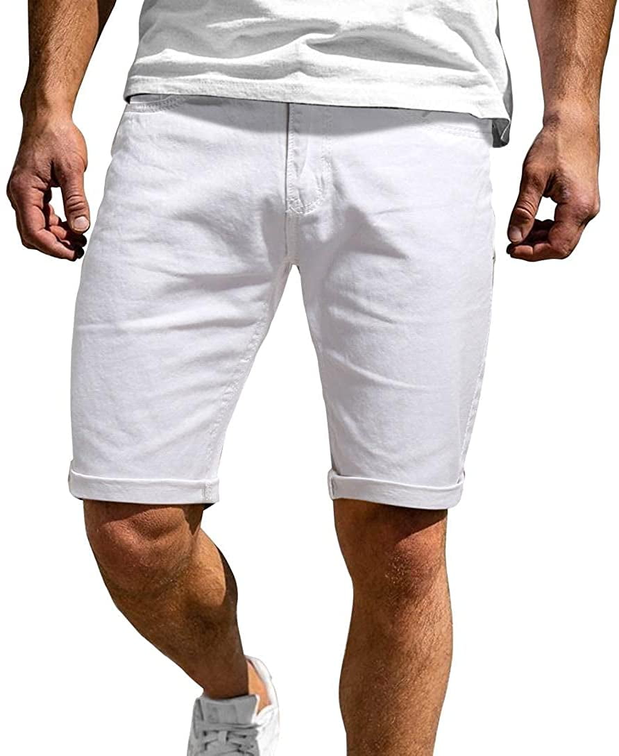elastic golf shorts