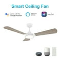 thumbnail image 4 of Smaair 56" 3 Blade Indoor Smart LED Ceiling Fan with Remote and Dimmable Light, 4 of 7
