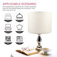 thumbnail image 5 of icolorfuled Drum Lampshade for Table/Floor Lamps, 12.9 x 12.9 x 10 inch Linen Fabric Cover, 5 of 6