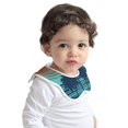 thumbnail image 2 of Bingfone Palm Trees Soft Bibs For Baby Boy Girl 360 Rotate Petal Absorbent Bibs Washable For Drooling Teething, 2 of 9