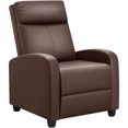 thumbnail image 3 of Vineego Massage Sofa Chair,Adjustable Recliner Home Theater Seating with PU Leather Padded Backrest and Thick Seat Cushion ,Brown, 3 of 8