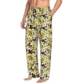 thumbnail image 2 of Xecao Lilies Flowers Men's Straight Lounge Pajama Pants: The Ultimate in Comfortable Sleepwear, 2 of 9
