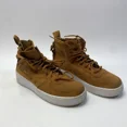 thumbnail image 3 of Ni - ke Ni - ke Air Force 1 Utility Mid Top Tan Brown Canvas Sneakers Sz 6.5Y UK 6 EU 39, 3 of 5