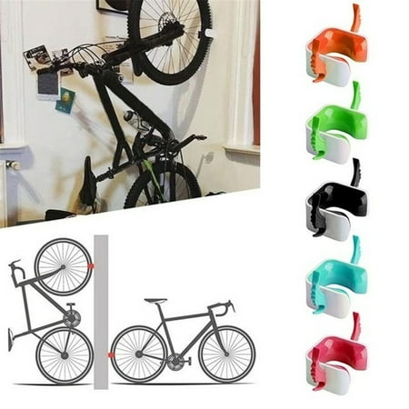 Commercial Bicycle Racks Mountain Road Bicycle Wall Parking Clamp Rack Bike Holder MTB Bike Storage Rack Cycling Tire Support Stand Mount ()