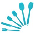 thumbnail image 1 of 6PCS Utensilios para hornear Espátula Espátula Cocina Utensilios de cocina Set de silicona Juego de Abanopi Azul, 1 of 7