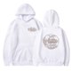 thumbnail image 1 of MHFRRA Sudadera Informal de Terciopelo con Capucha para Hombre y Mujer, Sudadera Holgada con Estampado de Hop, Sudadera Deportiva Blanco, 1 of 2