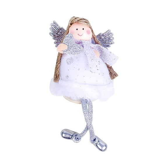 Christmas Decorations Hanging Elk Angel Hanging Christmas Ornaments for Christmas Tree Decor Angel Doll Christmas Ornament for Xmas Home Party Holiday Decorative