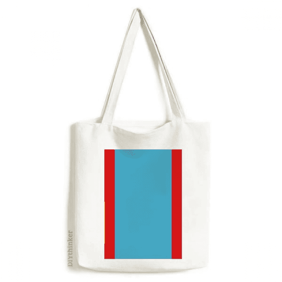 Mongolia National Flag Asia Country Tote Canvas Bag Shopping Satchel Casual Handbag