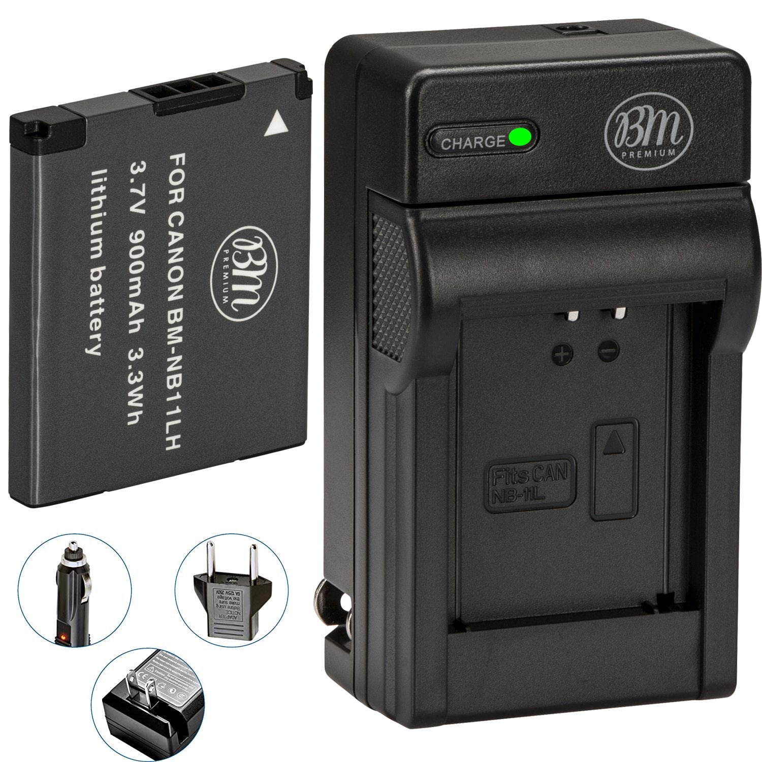 BM Premium NB11LH Battery and Charger for Canon PowerShot Elph 320