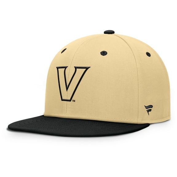 Men's Fanatics Khaki/Black Vanderbilt Commodores Balance Fitted Hat