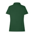 thumbnail image 5 of vigerkar Women's Short Sleeve Polo T-Shirt - Casual Button-Up Loose Fit Top for Summer Comfort Style Green, XL, 5 of 6