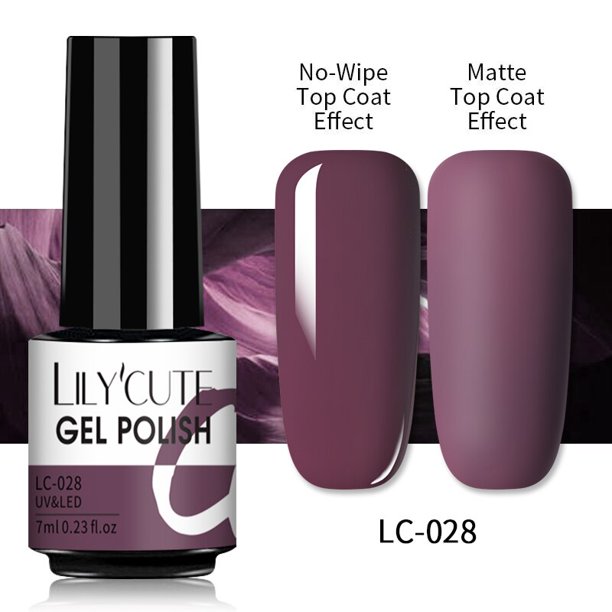 LILYCUTE 7ML capa superior mate barniz para arte de uñas Gel de Color mate capa superior mate necesita Soak-Off UV LED Gel esmalte de uñas híbrido Tan Jianjun unisex