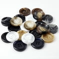 thumbnail image 3 of 20/Set Resin Button Clothes Sewing Snaps Blazer Shirts 4 Holes Buttons (23mm, White), 3 of 9