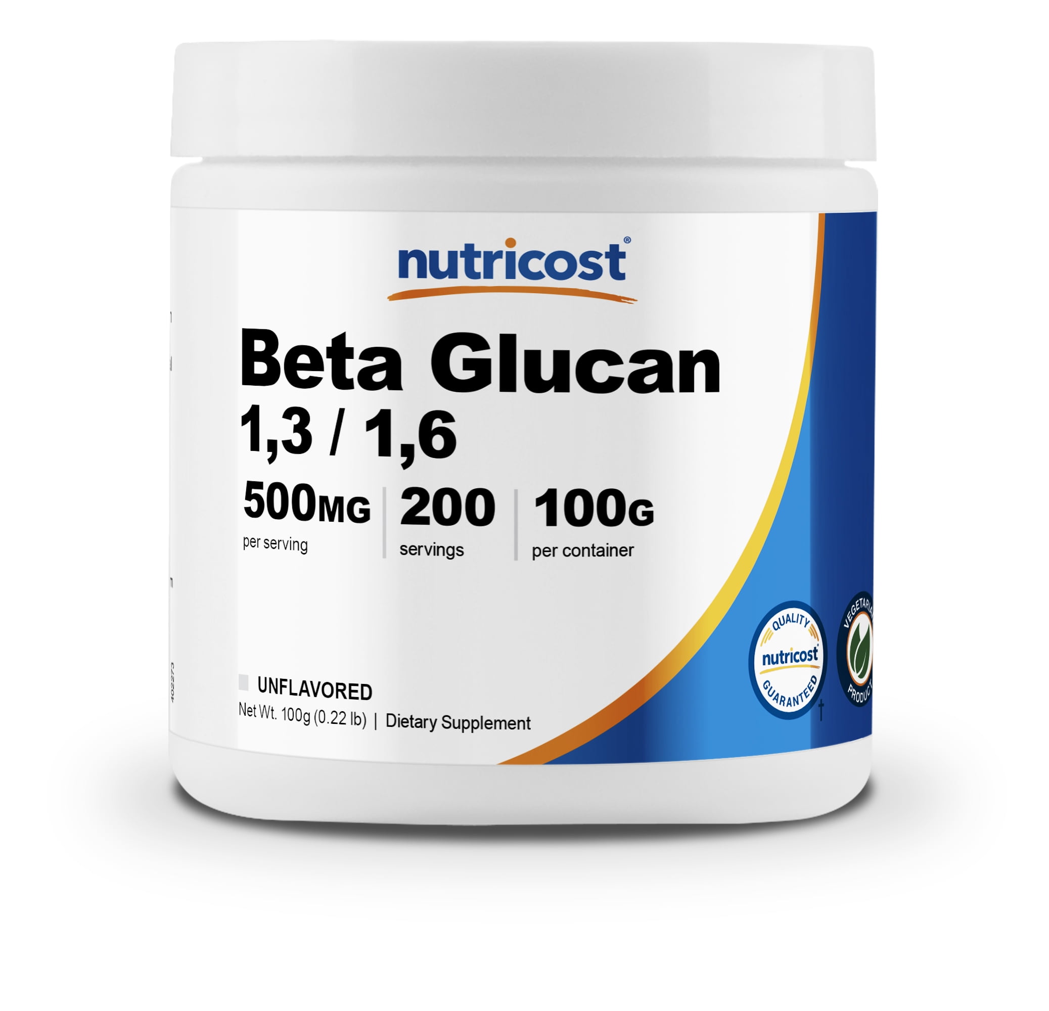 Nutricost Beta Glucan Powder 100 Grams (200 Servings)