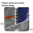 thumbnail image 5 of Dteck Case For Samsung Galaxy S22 Ultra 2022,Luxury Leather Wallet [RFID Blocking] Card Holder Slim Flip Folio Cover Protective Shockproof Kickstand Phone Case,Gray, 5 of 9