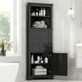 thumbnail image 2 of Euroco Durable Corner Cabinet with Adjustable Shelves, Heavy-Duty Metal Handles, and Safety Drawer Stoppers – Stylish, Space-Saving Storage Solution for Bathrooms, Kitchens, and More, 2 of 9