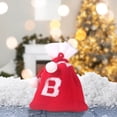 thumbnail image 1 of Fiudx Bolsas de Dulces Navideñas con Letras, Diseño de Punto Bordado, Decoración Navideña Personalizada, Adornos Versátiles para El Árbol, Porta Tarjetas de Regalo, Fáciles de Colgar, Decoración Fest, 1 of 5