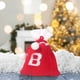 thumbnail image 1 of Bolsa de regalo tejida con letras del alfabeto | Bolsa bordada para dulces navideños | Adorno navideño personalizado | Mini bolsa colgante para decoración del árbol, 1 of 5