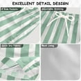 thumbnail image 4 of Mint Green Narrow Stripes Boys' Swim Trunks Board Shorts Beach Pants Bathing Bottoms 2T, 4 of 8