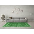 thumbnail image 3 of Ahgly Company Indoor Rectangle Medallion Emerald Green Traditional Area Rugs, 5' x 7', 3 of 4