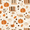 Orange Fall Pumpkin, variant on Yayeee Tablecloths 54" x 54" Rectangle Wrinkle Resistant Party Table Cover, Beige Fall Pumpkin