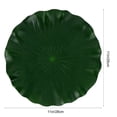 thumbnail image 2 of 3 piezas de hojas de loto flotantes para decoración de piscinas de agua, plantas verdes artificiales para exteriores, flores de plástico falsas simuladas de EVA, 2 of 6