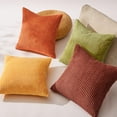 thumbnail image 3 of Lomyolo Decorative Couch Throw Pillow Covers 20x20 Inch Set of 4 Soft Corduroy Farmhouse Boho Pillow Cases Skin-Friendly Washable Neutral Cushion Covers for Couch, Bed,Kitchen Living Room,Bed, Sofa, 3 of 7