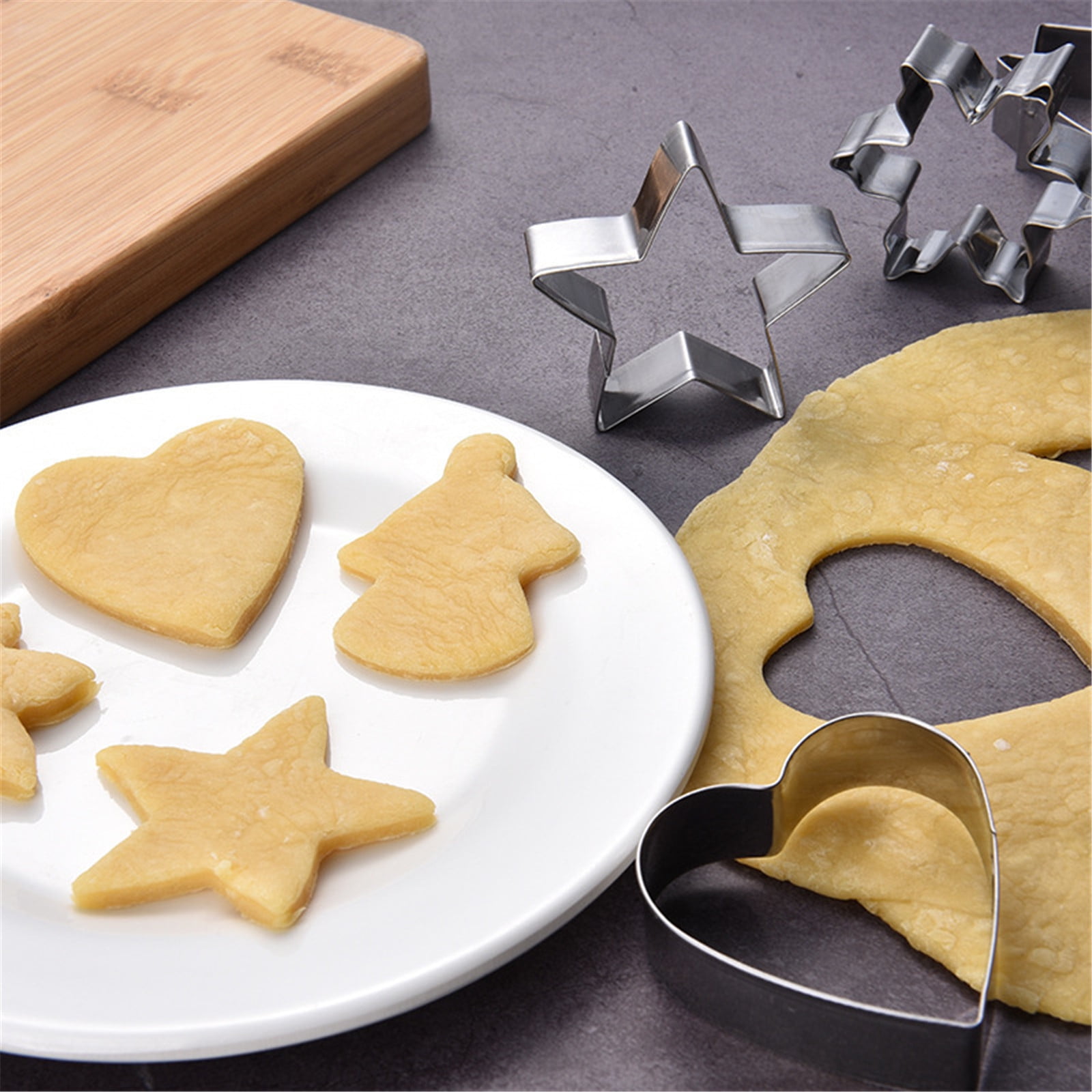 5 Packs Christmas 10 Piece Cookie Baking Mold Set Creative Baking Tools Set  For sandwich cookie cutting, flipping candy baking - AliExpress