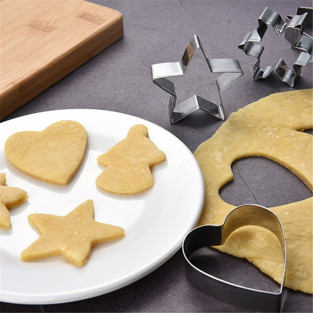 3D Moule Biscuit, 8 Pièces Patisserie Biscuit Moule, Moule Biscuit