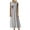 Gray, variant on IROINNID Women's Sleeveless Shift Dress Round Neckline Dresses Summer Casual Pocket Vacation Beach Long Dress Strapless Print Dress