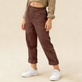 thumbnail image 4 of Girls Capri Pants Summer Trendy Linen Cropped Trouser with Pockets Beach Casual Cruise Fashion Capris Clothes, 4 of 7