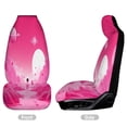 thumbnail image 3 of Pink Cosmic Dreamland Car Seat Cover Set Auto Front Bucket Cushion Protect Accessories 2 Piece, 3 of 6