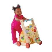 Solid Wood Activity Walker Toy For Toddlers