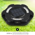 thumbnail image 1 of Waterproof Solar Ground Lights Smart Solar Powered Ground Lights 600mAh Solar Lights IP65 Solar Disk Lights Portable Solar Garden Lights, 1 of 9