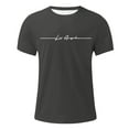 thumbnail image 4 of Sleeveless Shirts for Men Gym Muscle Training Summer Top Oversized T Shirt Men's Summer T Shirt Crew Neck Short Sleeve T Shirt With City Print Basic Shirts Men Loose Casual Shirts Sports Shirts, 4 of 4