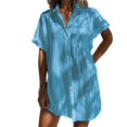 thumbnail image 2 of Pantalones de Vestido de Cintura Alta Pantalones de Cinturón Plisado de Color Sólido de las Mujeres, Falda Cómoda Suelta para el Hogar Y los Viajes, 2 of 7