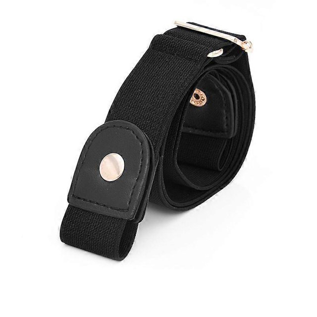 Relaxation Waistband - Buckleless Waistband - Elastic - Adjustable Black